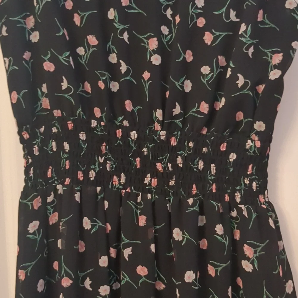 Lucky Brand ditsy printed midi dress XS - Picture 7 of 8